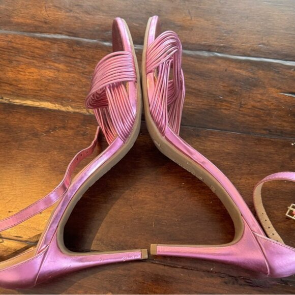 Pink Brash Strappy Heels- Size 42 - Picture 6 of 10